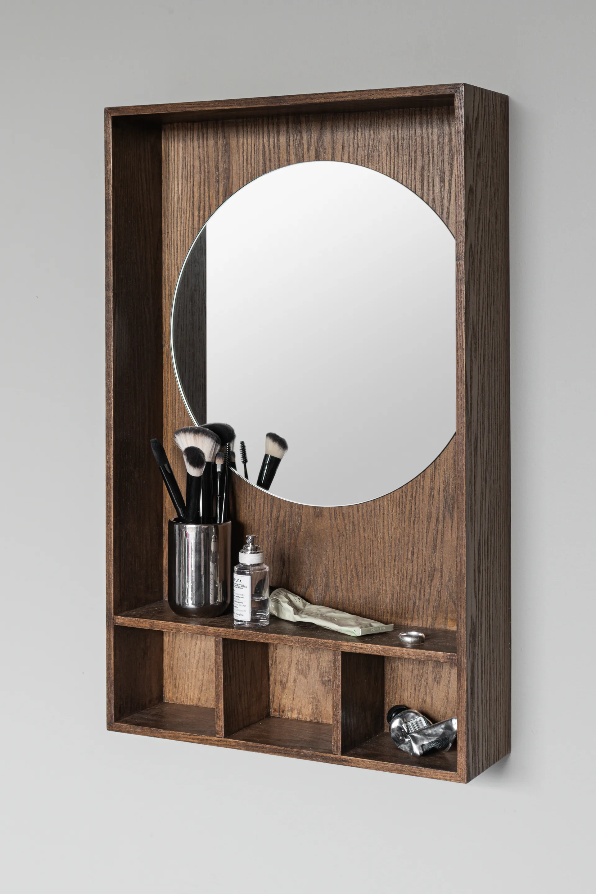 Show-me peili hyllyllä small, Tummalla öljytty Mette Ditmer