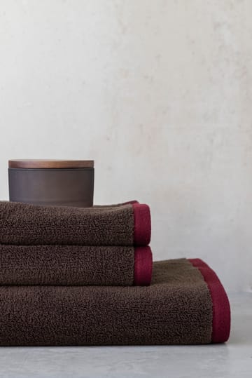 Soft badhandduk 70x133 cm -> Soft kylpypyyhe 70x133 cm - Brown sand - Mette Ditmer