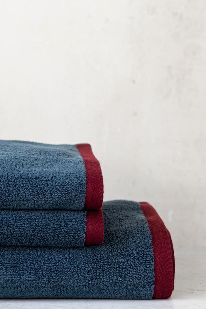 Soft badhandduk 70x133 cm -> Soft kylpypyyhe 70x133 cm, Midnight blue light gray Mette Ditmer