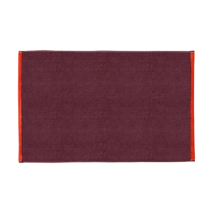 Soft kylpyhuonematto 50x80 cm - Red-Grey (punainen-harmaa) - Mette Ditmer
