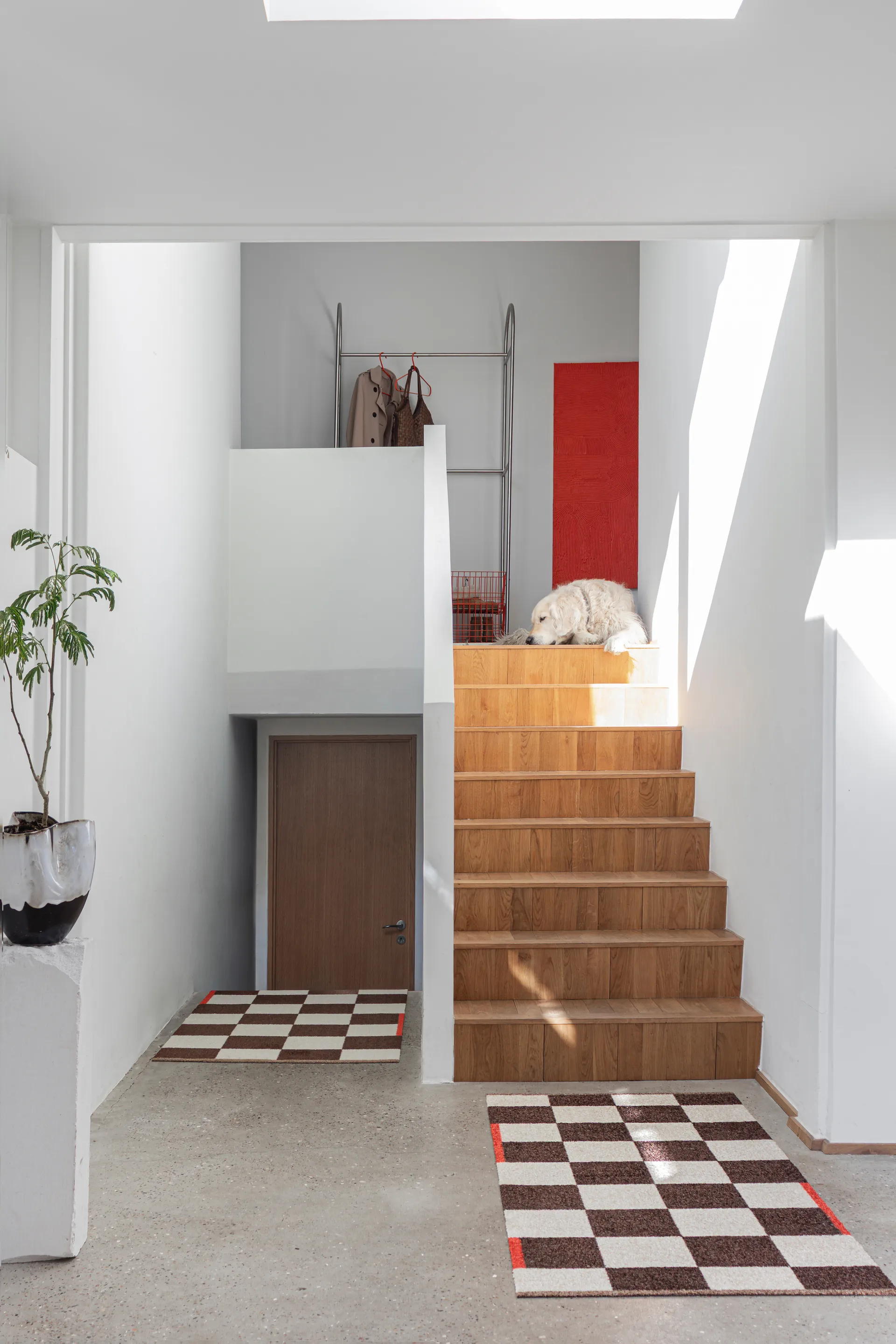 Square all-round matto large, Ruskea Mette Ditmer