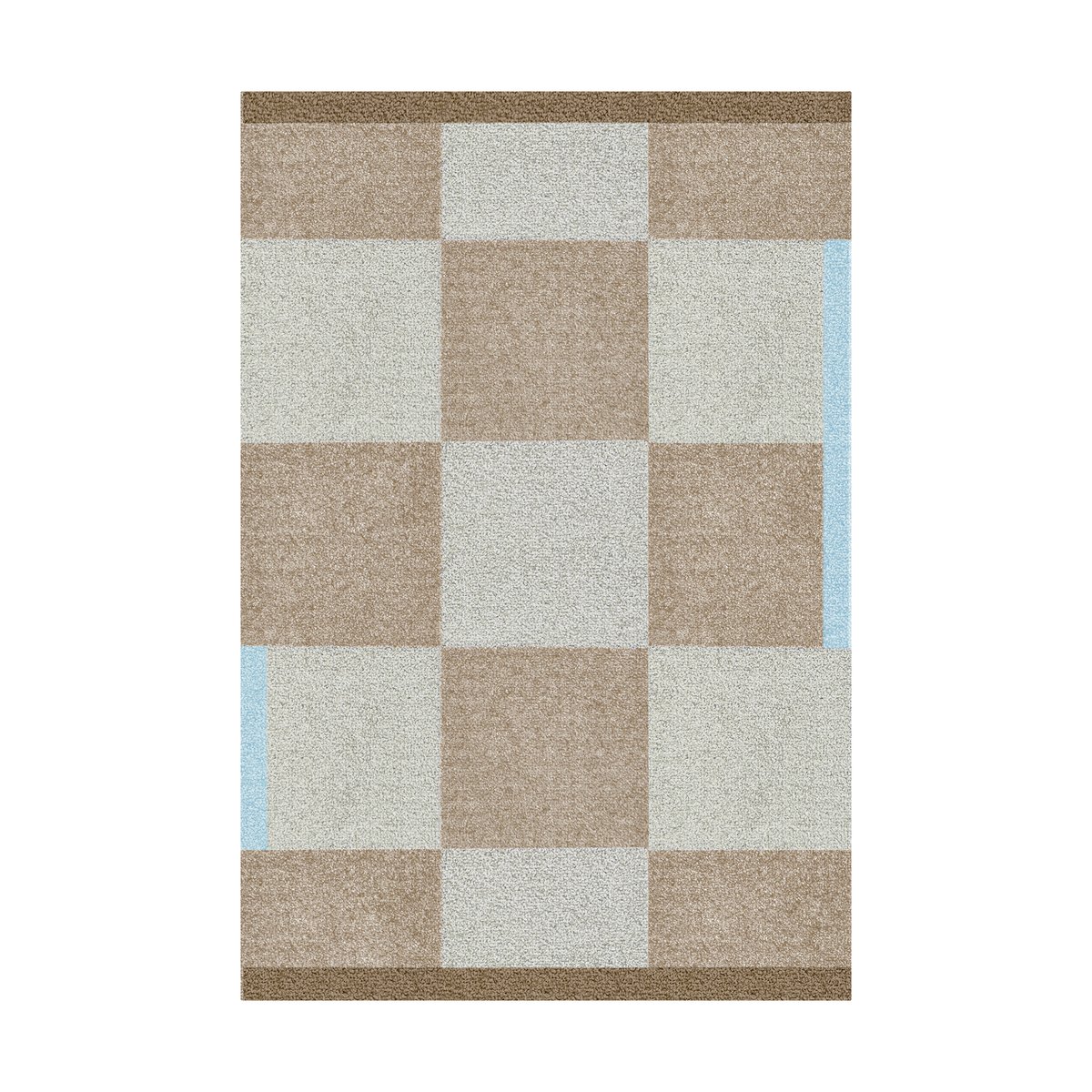 Mette Ditmer Square all-round ovimatto Camel, 55x80 cm