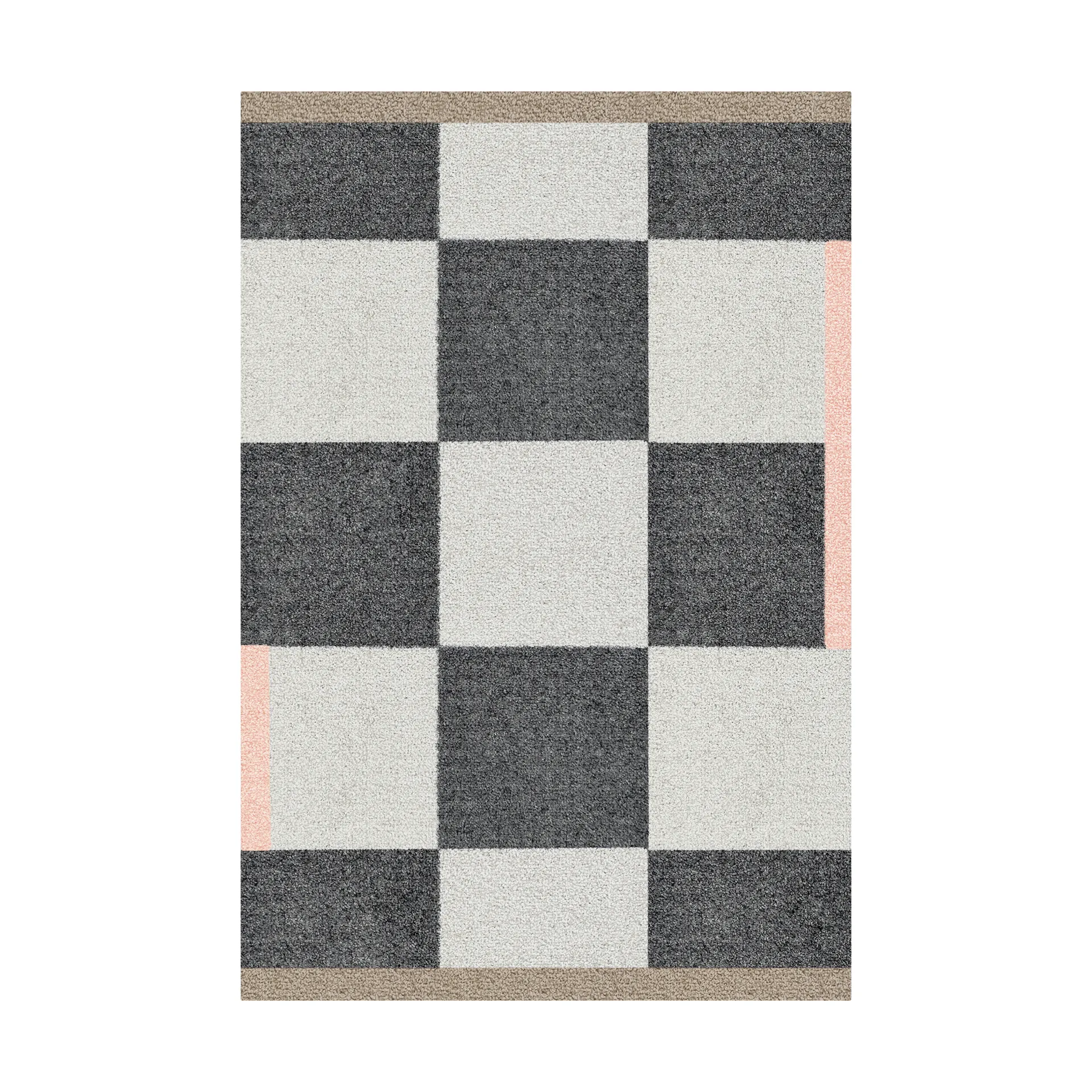 Square all-round ovimatto, Dark grey, 77x240 cm Mette Ditmer