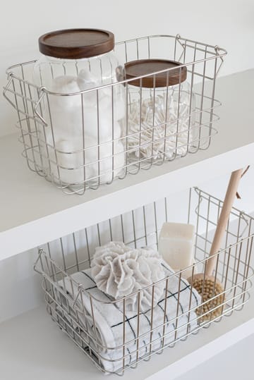 Store-it säilytyskori medium - Kromi - Mette Ditmer
