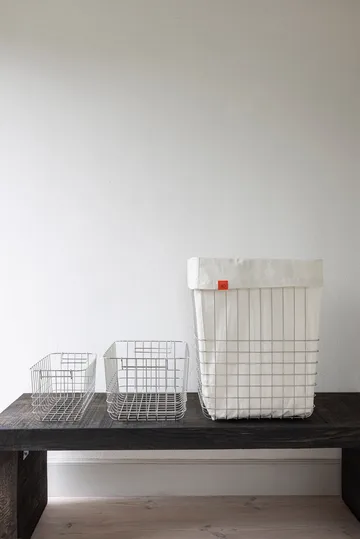 Store-it säilytyskori puuvillapussilla suuri - Krom - Mette Ditmer