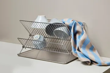 Stripes keittiöpyyhe 50x70 cm 2 kpl - Blue-beige (sininen-beige), 50x70 cm - Mette Ditmer