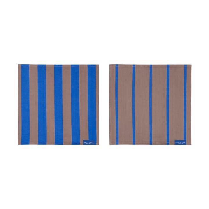 Stripes tiskirätti 33x33 cm 2 kpl - Blush - Mette Ditmer