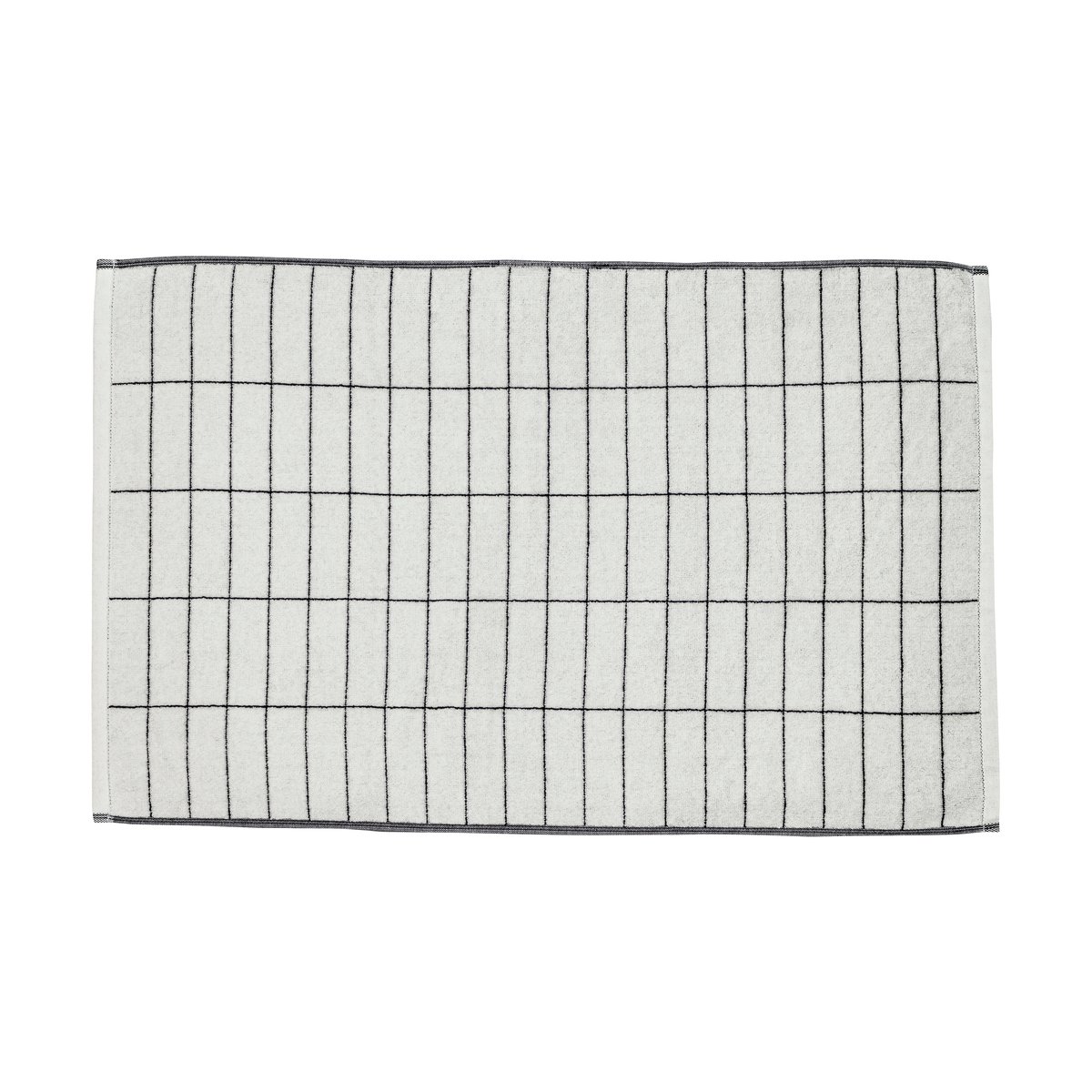 Mette Ditmer Tile Stone -kylpyhuoneen matto 50 x 80 cm Musta-off white