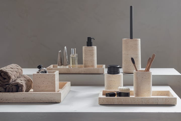 Travertiini koristelualusta 16x31 cm, Liinavaatteet Mette Ditmer