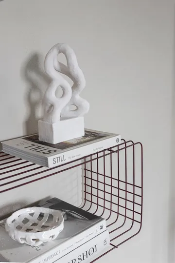 Wire-hylly - Viini, 31×70×26 cm - Mette Ditmer