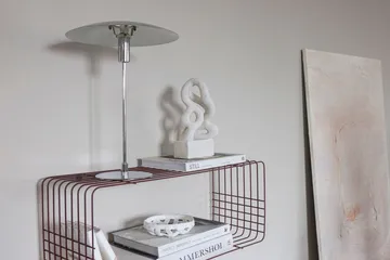 Wire-hylly - Viini, 31×70×26 cm - Mette Ditmer