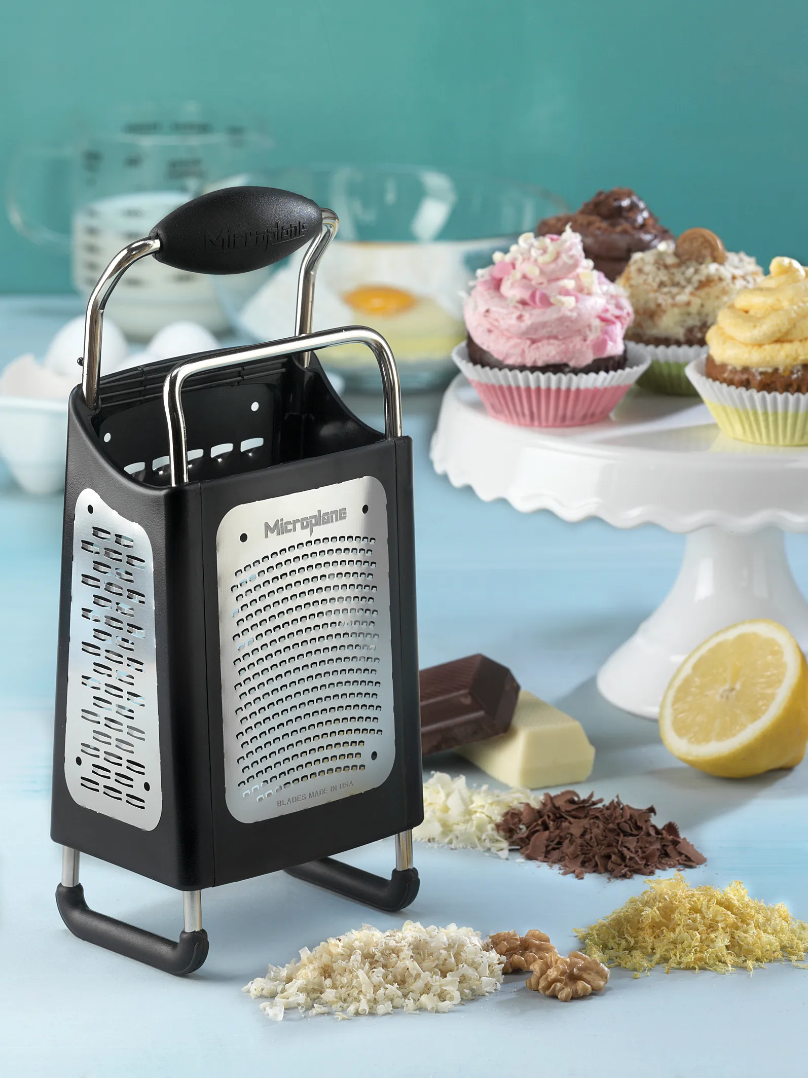 Erikoisraastin 4 sivua 27 cm, Musta Microplane