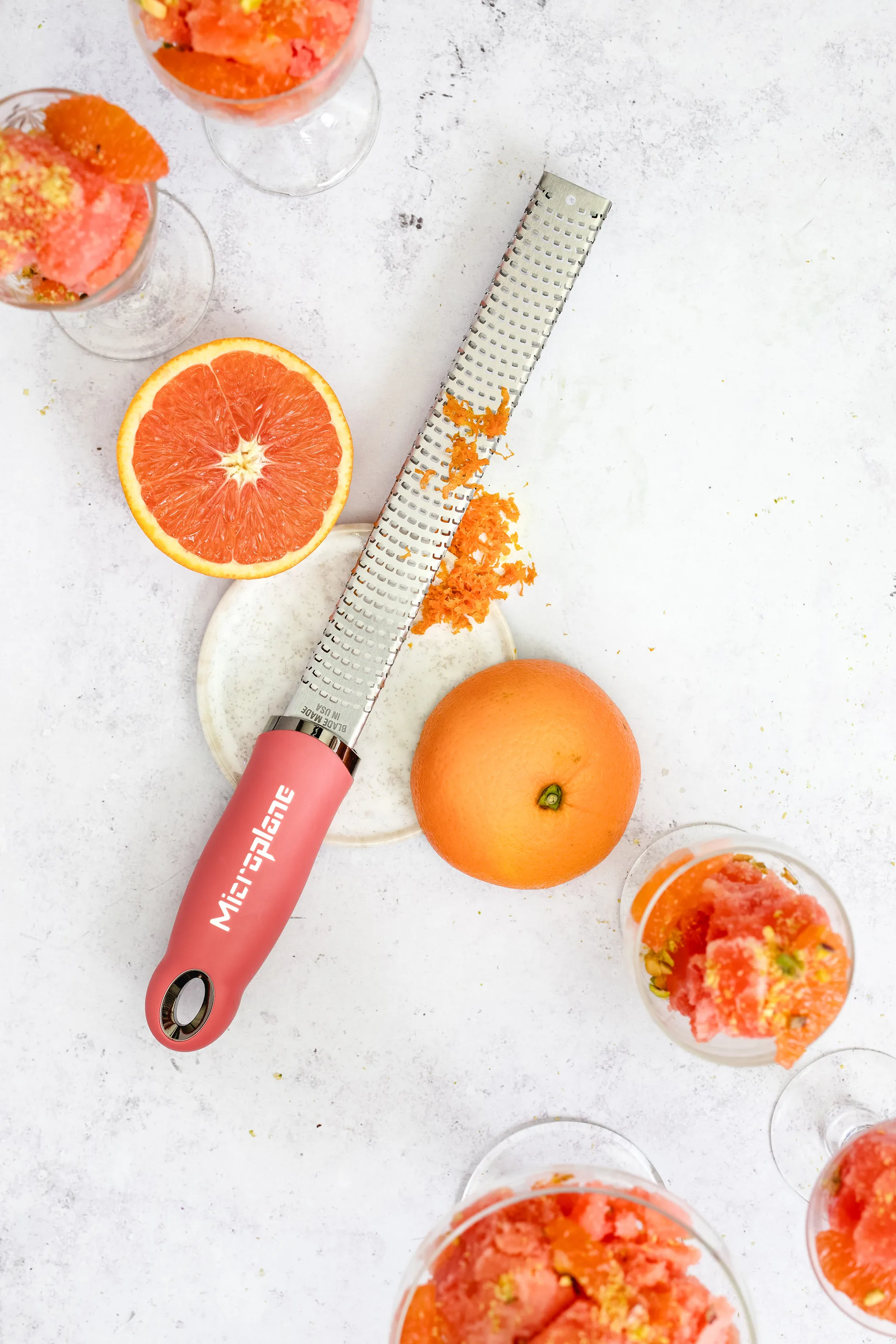 Premium klassinen raastin 32 cm, Huulipuna pinkki Microplane