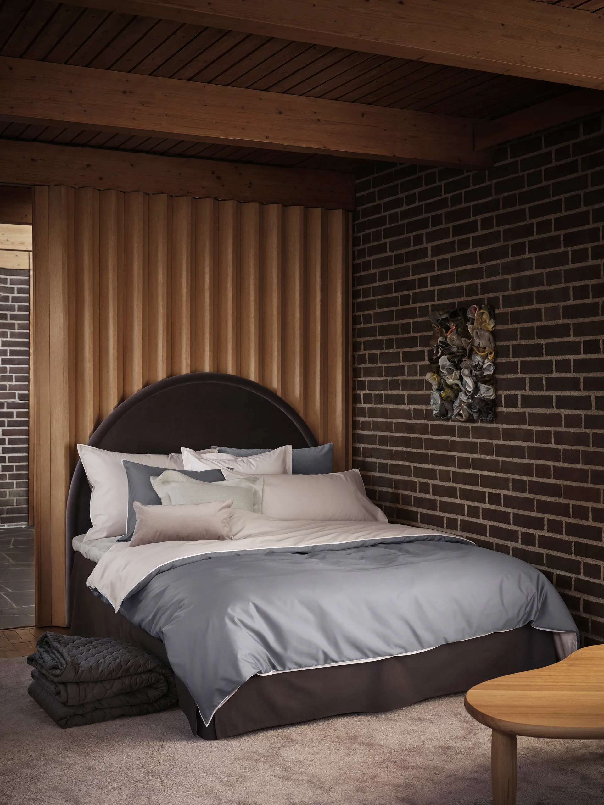 Duetto -pussilakana, Harmaa, 150 x 210 cm Mille Notti