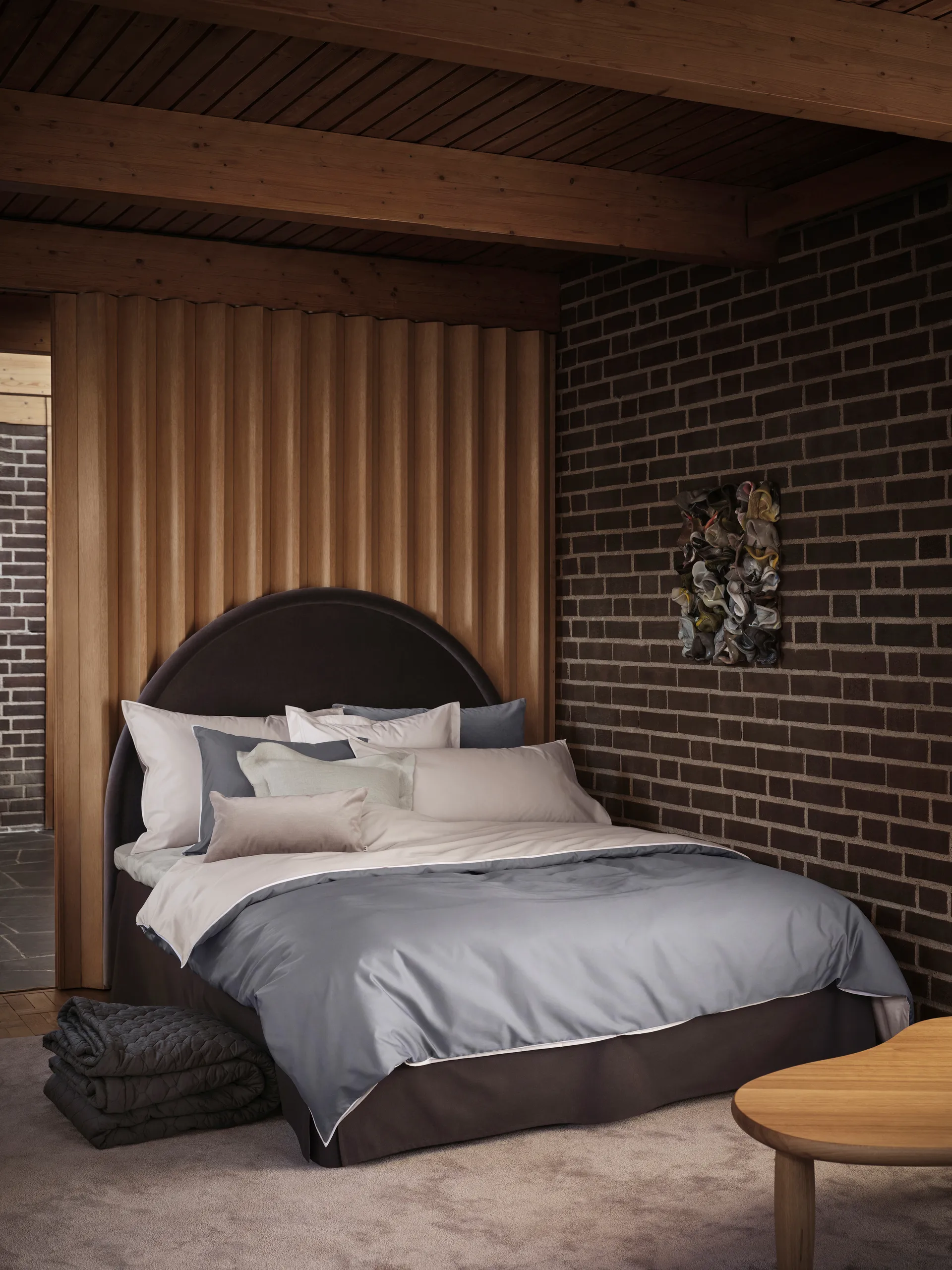 Duetto -pussilakana, Harmaa, 150 x 210 cm Mille Notti