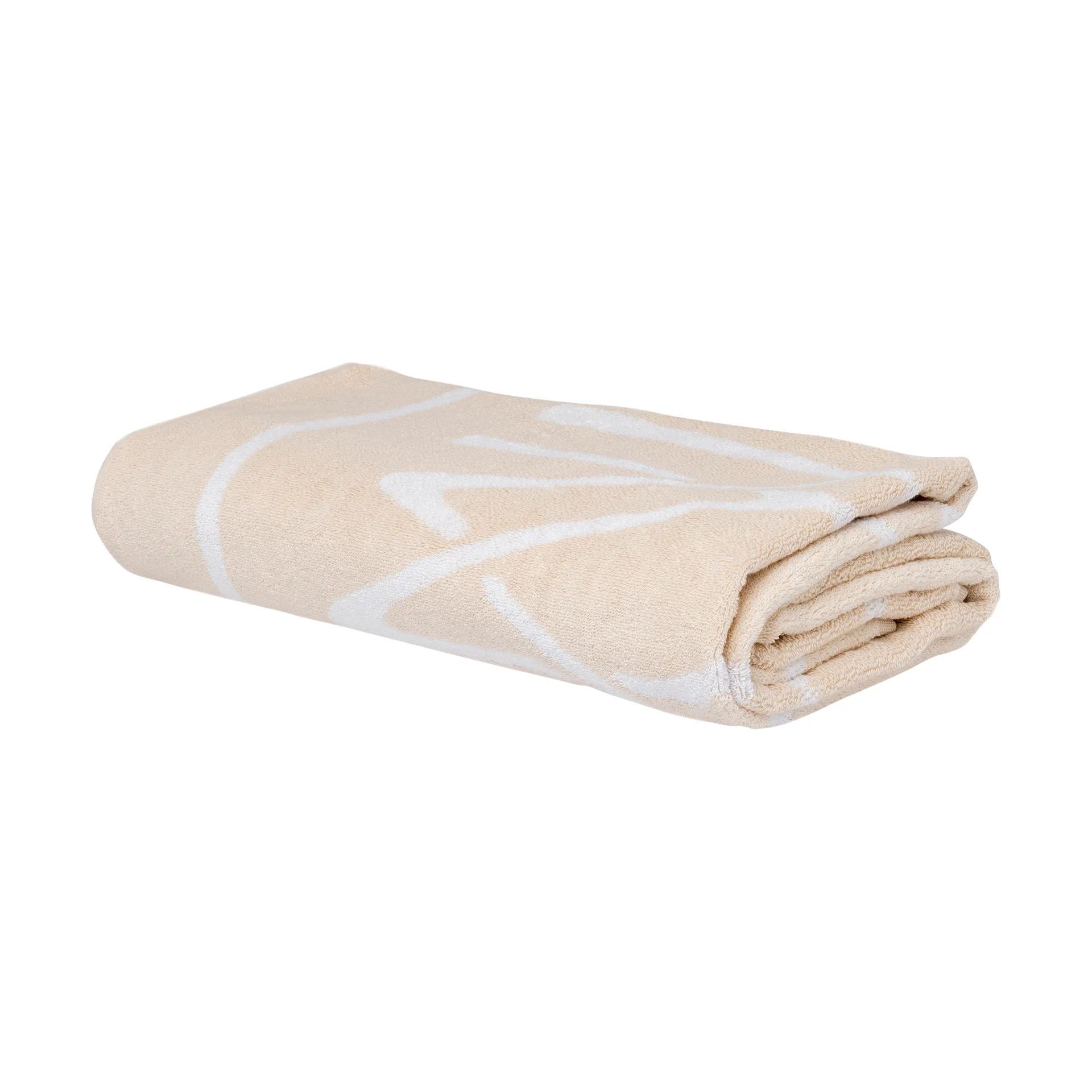 Elba Rantapyyhe EKO, Ivory-Valkoinen, 86 x 180 cm Mille Notti