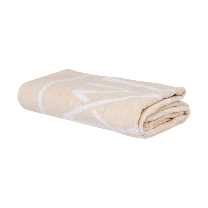 Elba Rantapyyhe EKO, Ivory-Valkoinen, 86 x 180 cm Mille Notti