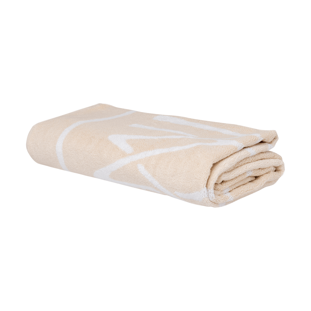 Mille Notti Elba Rantapyyhe EKO Ivory-Valkoinen, 86 x 180 cm