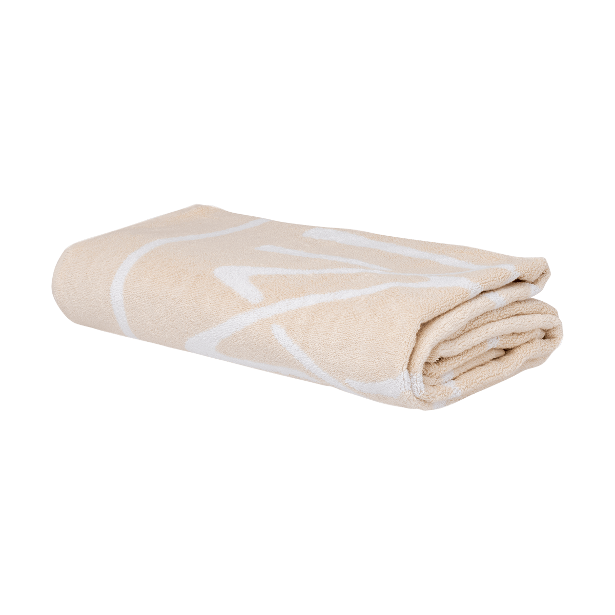 Mille Notti Elba Rantapyyhe EKO Ivory-Valkoinen 86 x 180 cm