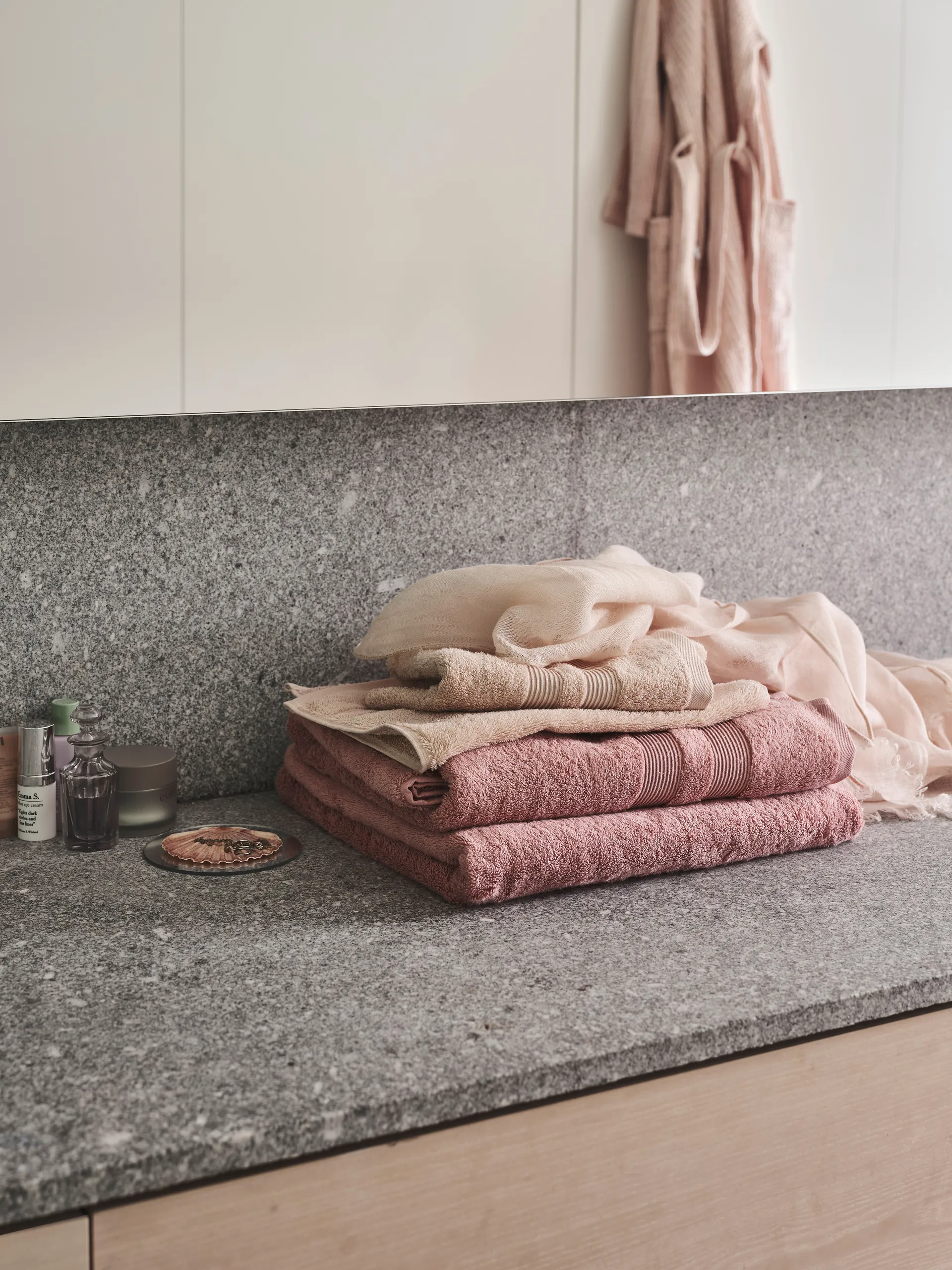 Fontana Käsipyyhe EKO, Vaaleanpunainen, 30 x 50 cm Mille Notti