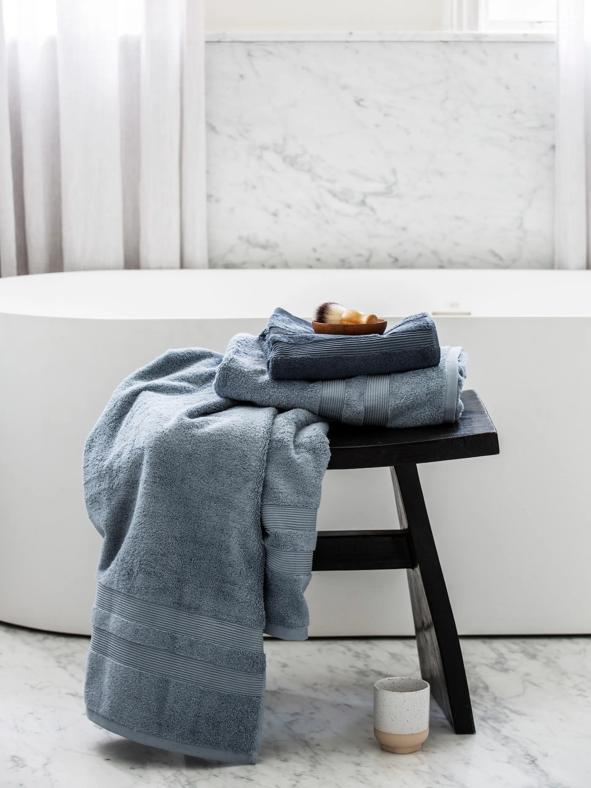 Fontana Käsipyyhe EKO, Vaaleansininen 30 x 50 cm Mille Notti