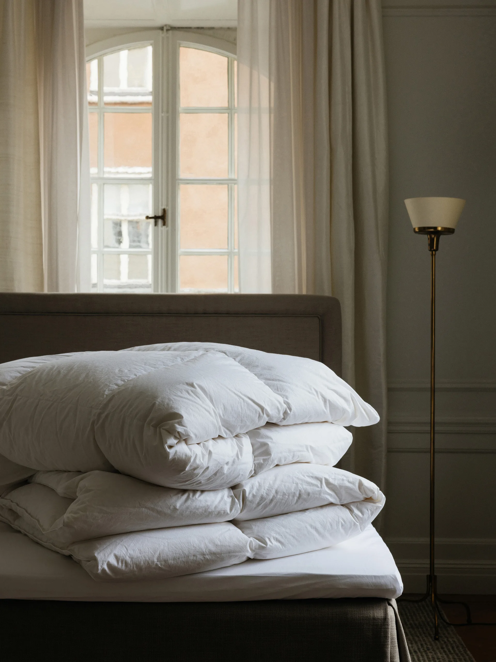 Natura Untuvapeitto, Valkoinen, 150 x 210 cm, Medium Mille Notti