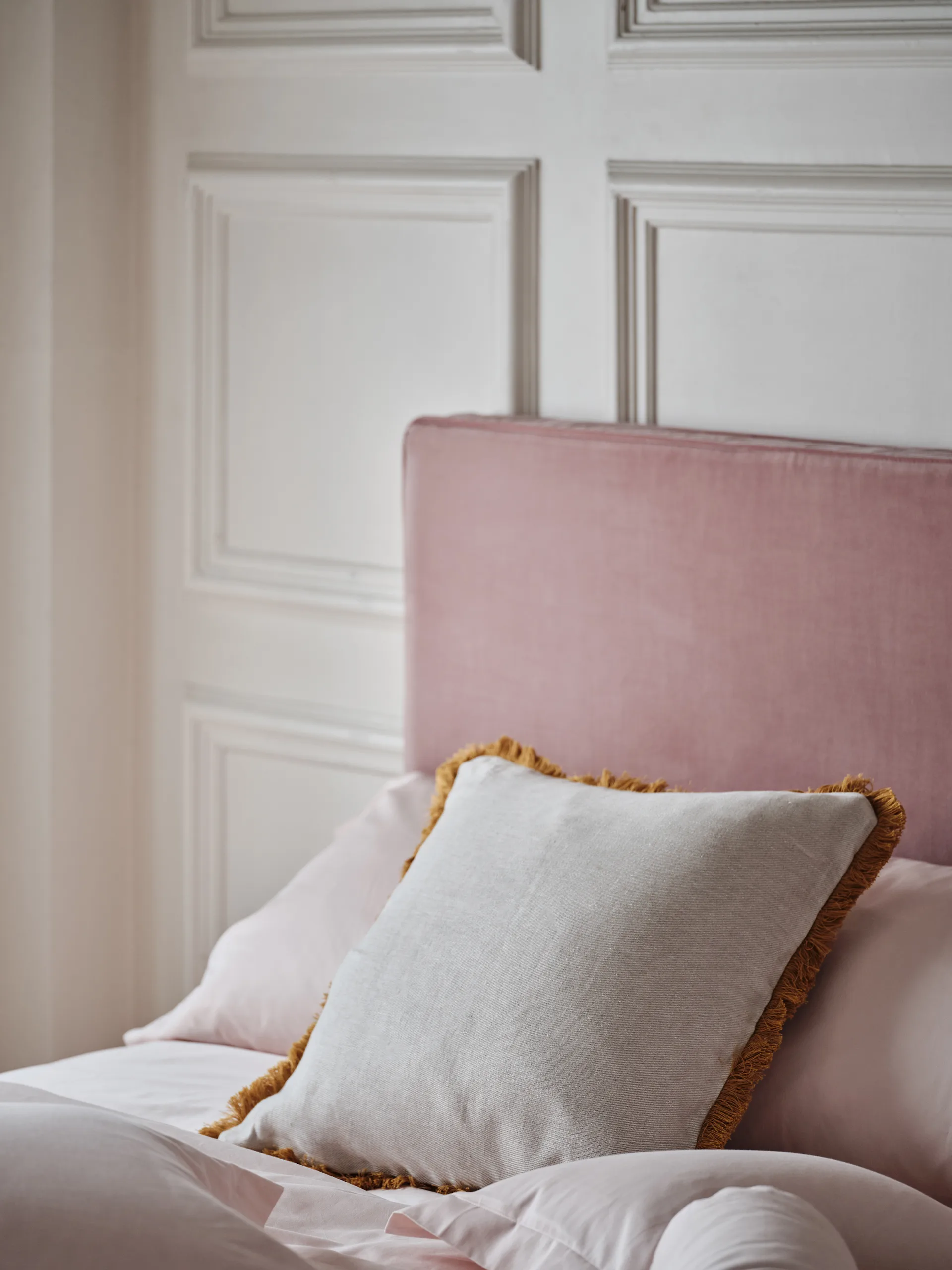 Pienza tyynyliina, Beige-keltainen, 50x50 cm Mille Notti