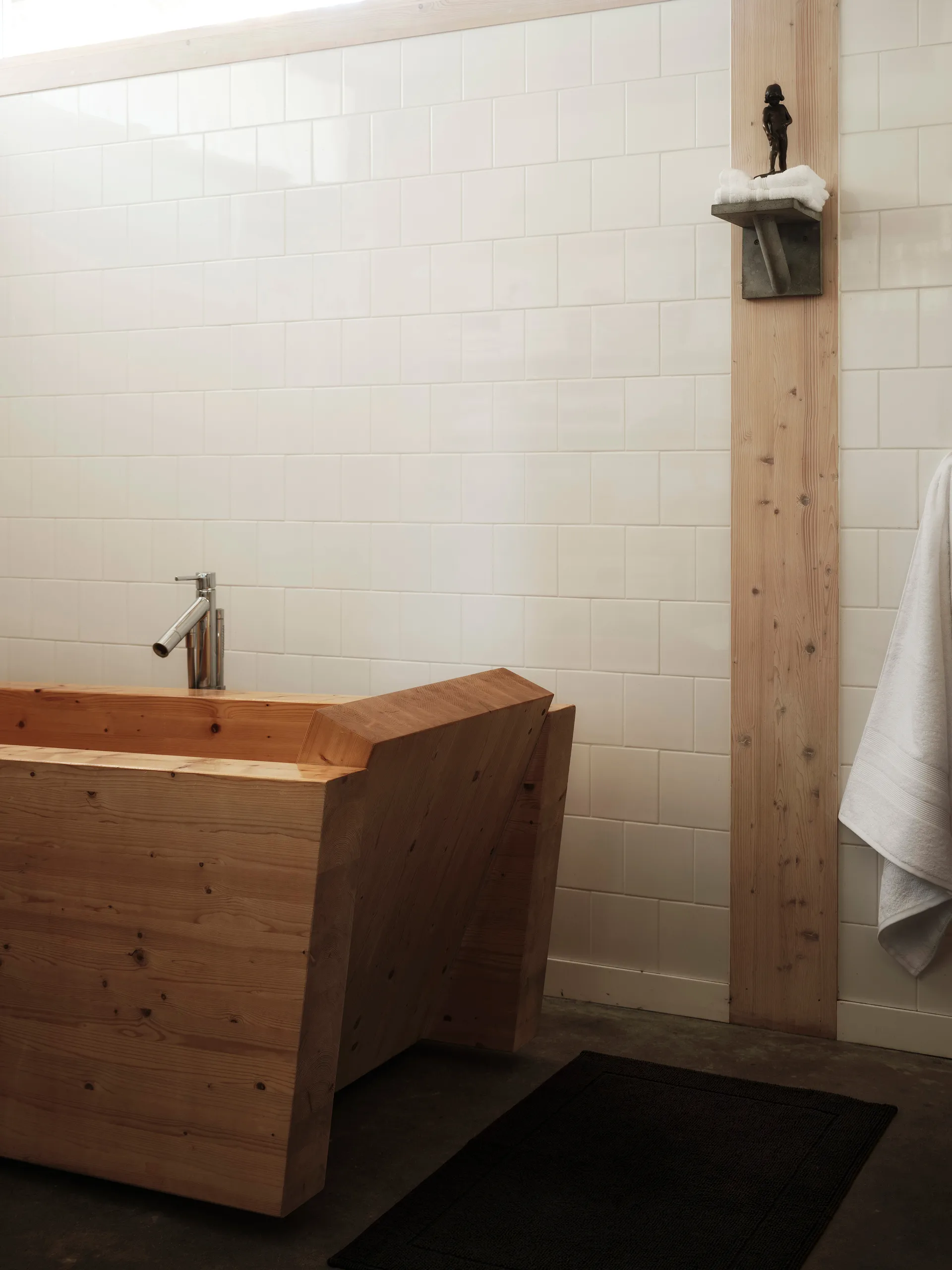 Portofino Kylpyhuoneen matto, Antrasiitti, 60 x 90 cm Mille Notti