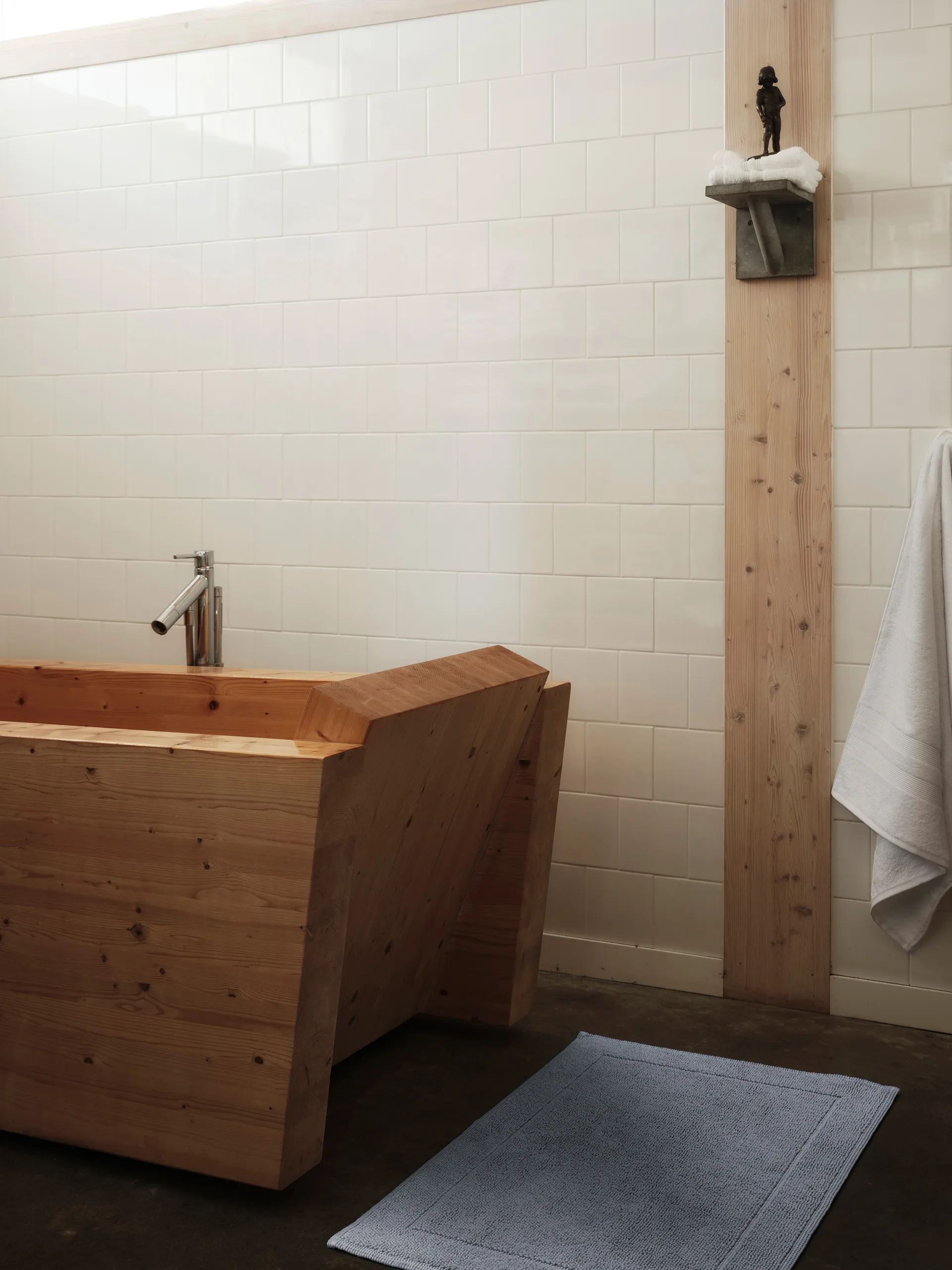 Portofino Kylpyhuoneen matto, Vaaleansininen, 60 x 90 cm Mille Notti