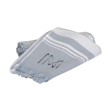 Rapallo Rantapyyhe EKO - Vaaleansininen 100 x 180 cm - Mille Notti