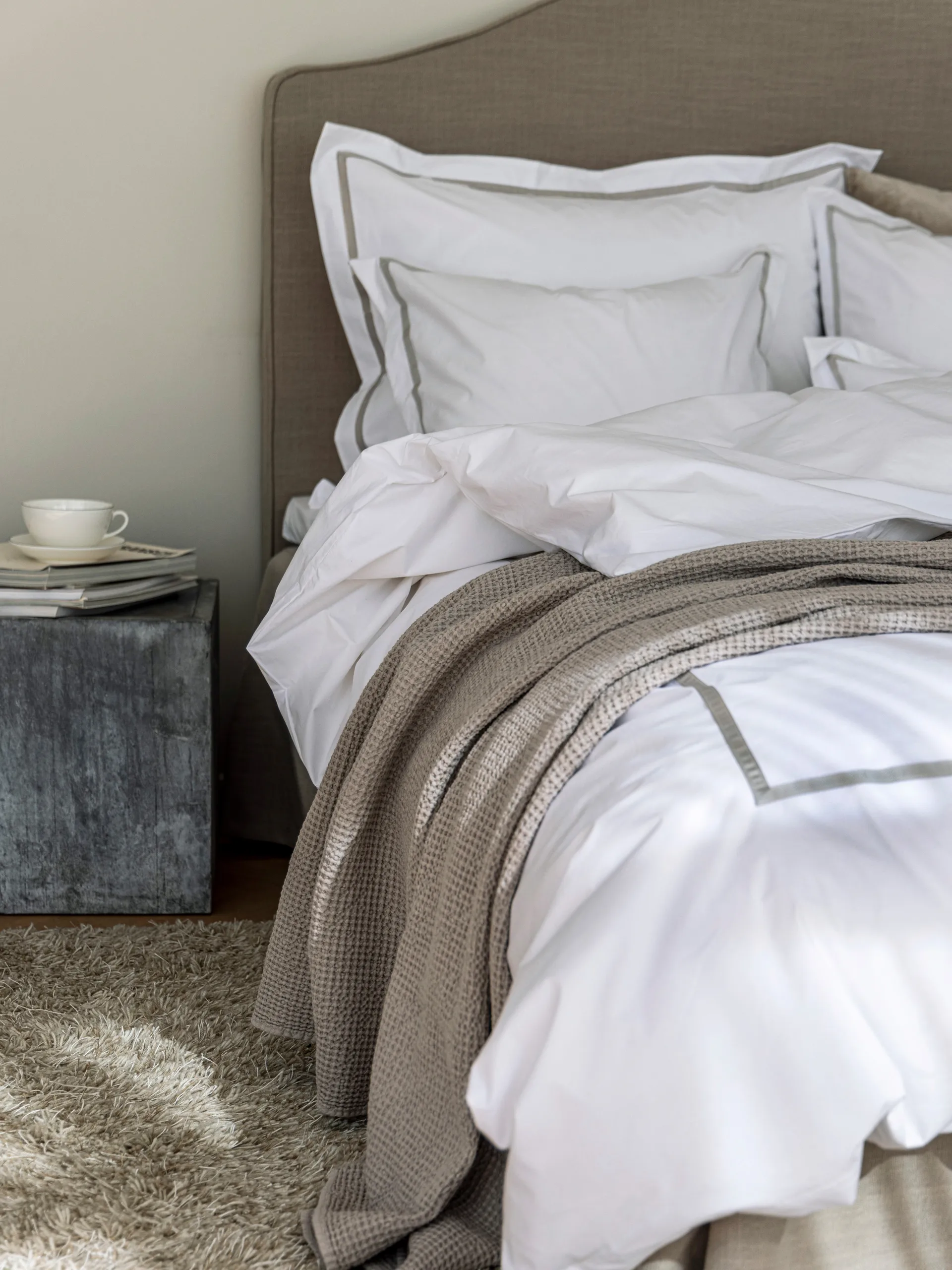 Riposo Päiväpeitto, Stone 260 x 260 cm Mille Notti