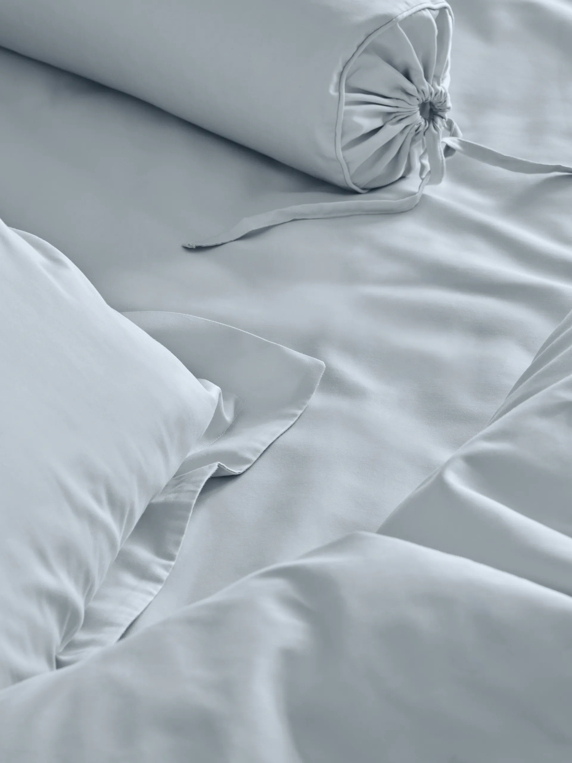 Satina Pussilakana, Vaaleansininen, 220 x 220 cm Mille Notti