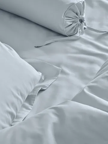 Satina Pussilakana - Vaaleansininen, 220 x 220 cm - Mille Notti