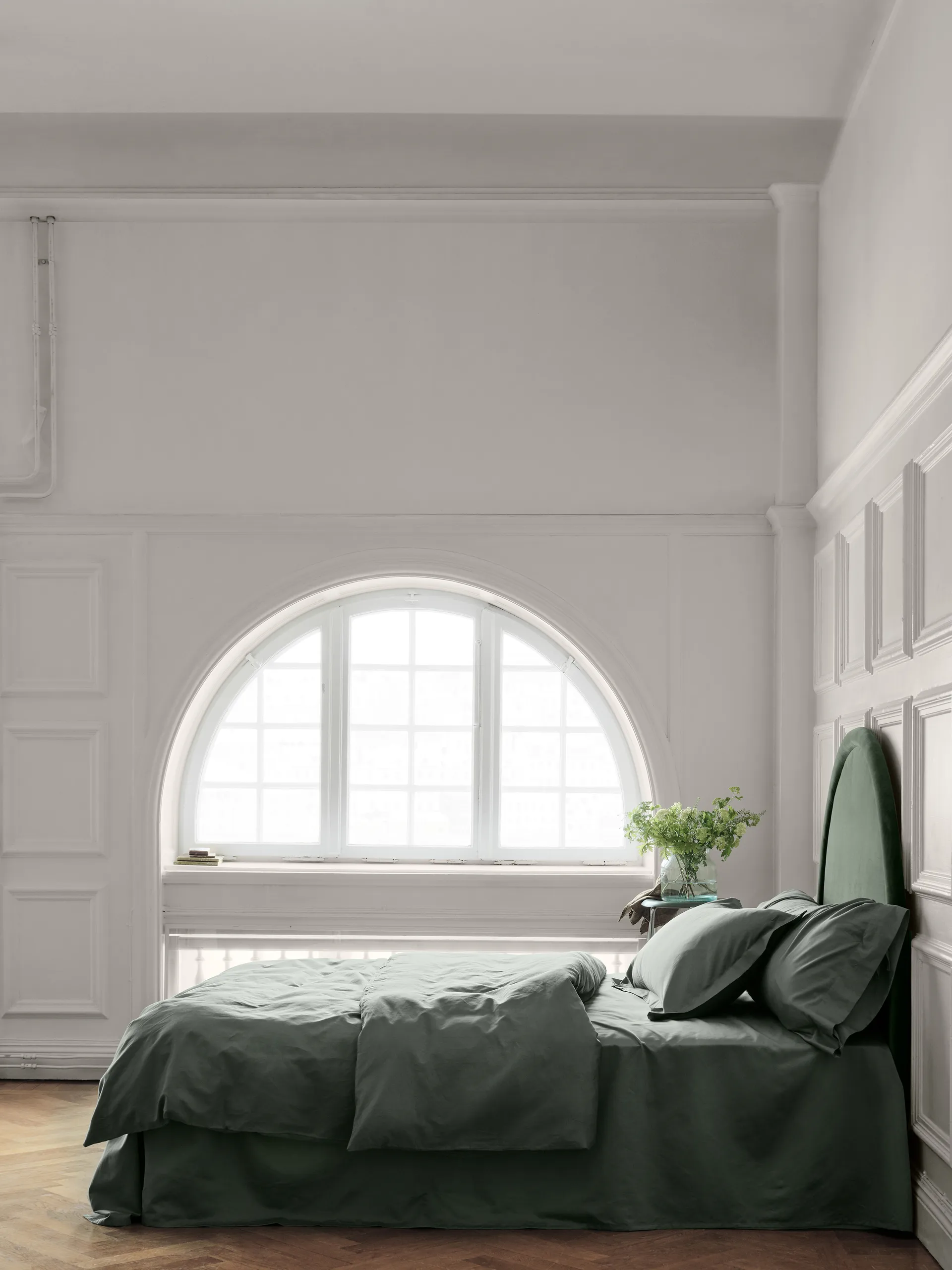 Satina Pussilakana, Vihreä, 150 x 210 cm Mille Notti