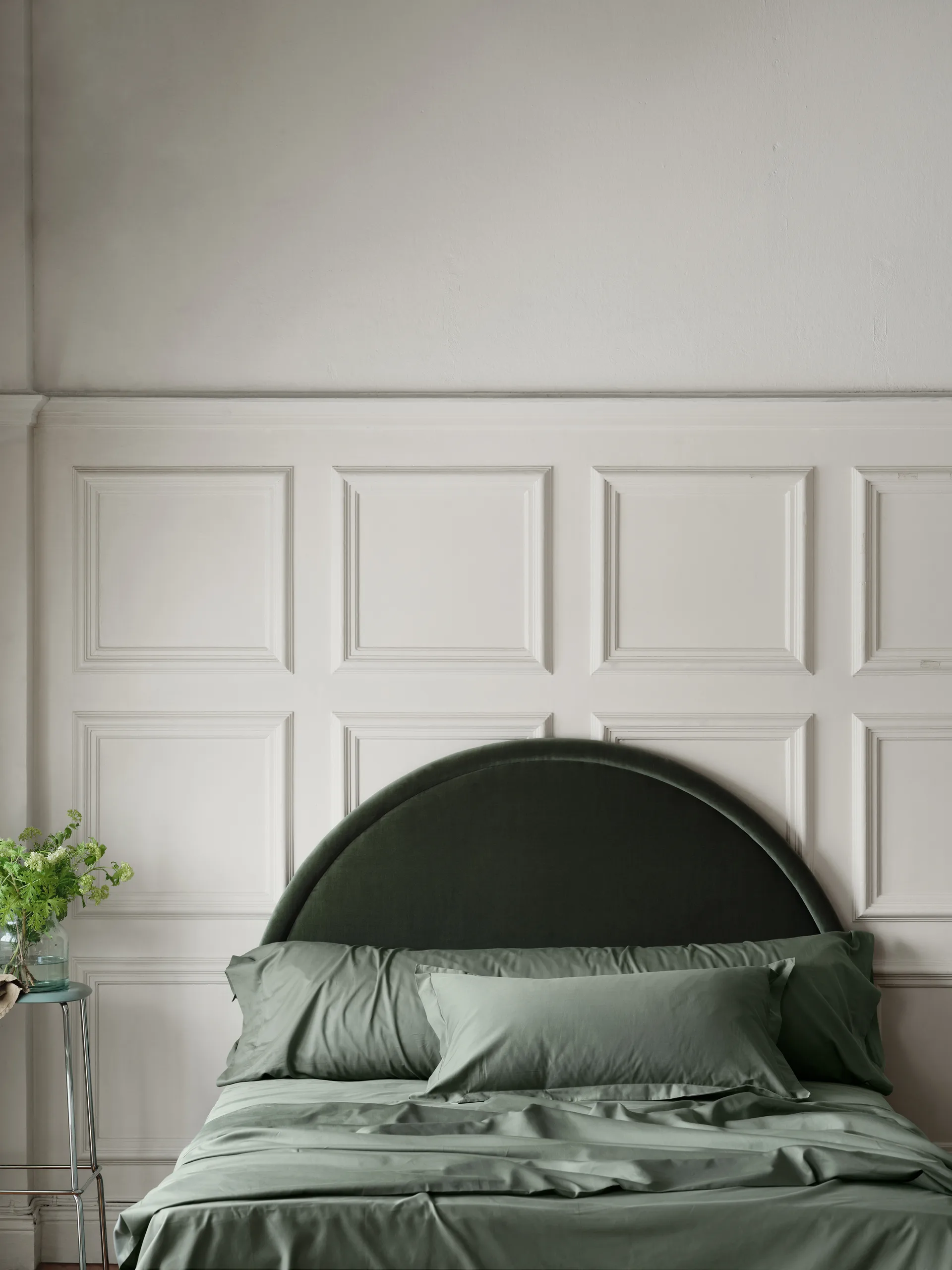 Satina Pussilakana, Vihreä, 150 x 210 cm Mille Notti