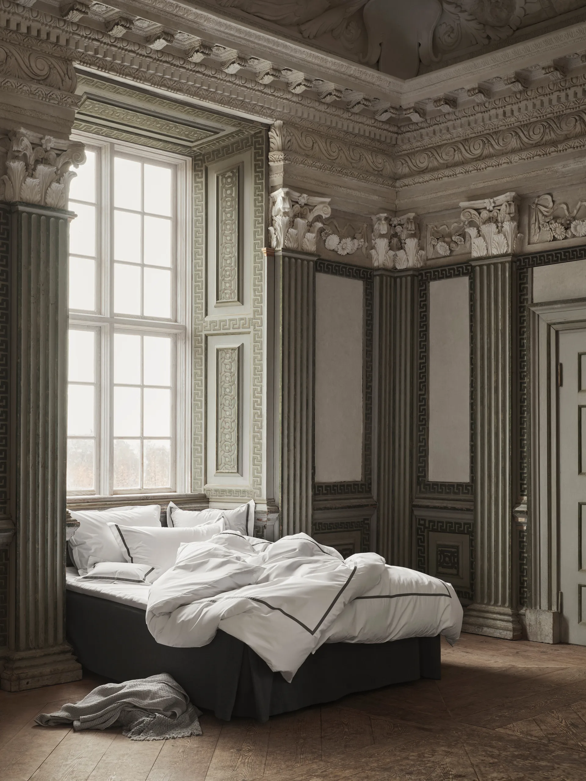 Singolo Pussilakana EKO, Harmaa, 150 x 210 cm Mille Notti