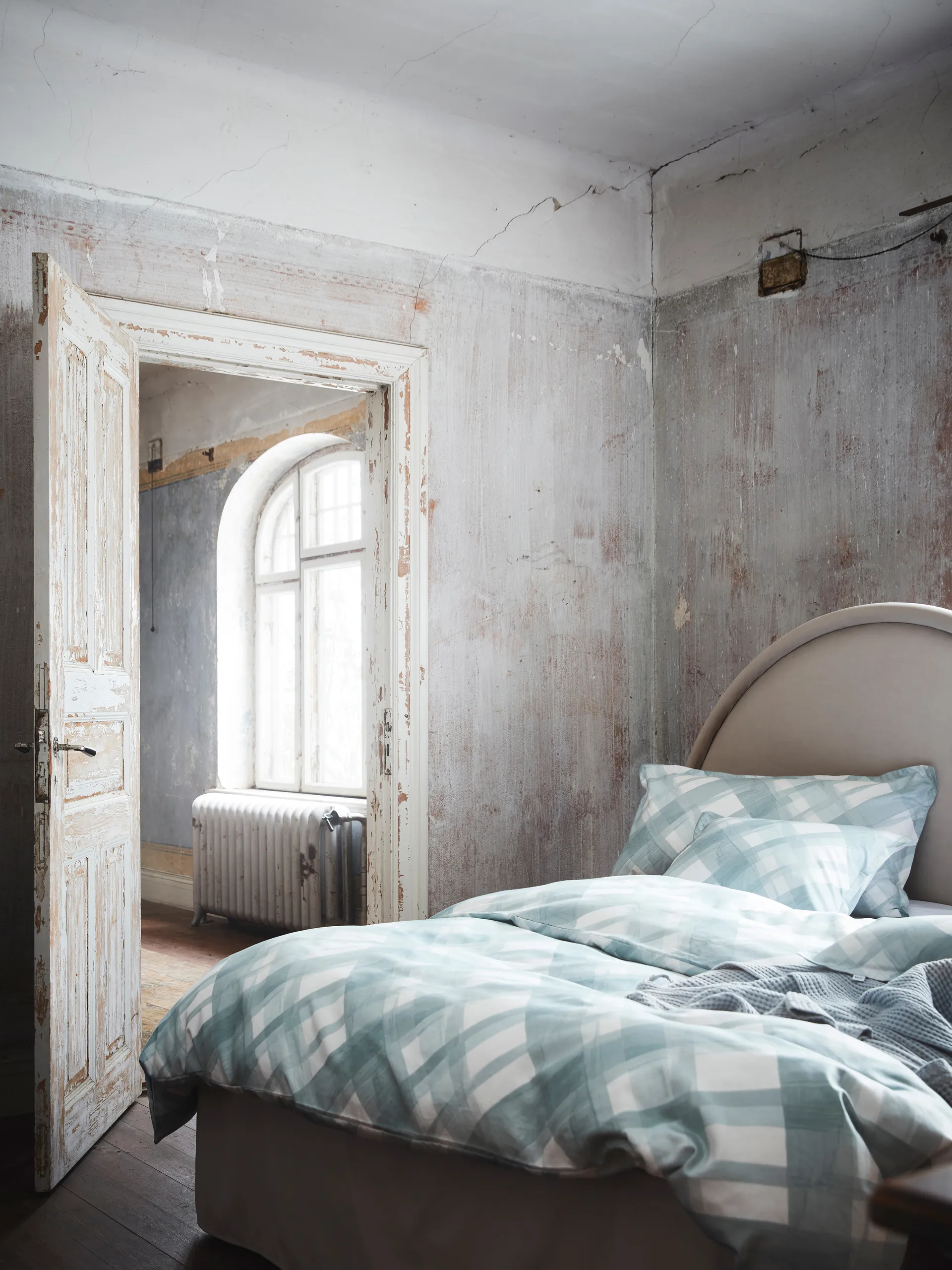 Spazzola pussilakana, Aqua, 220x220 cm Mille Notti