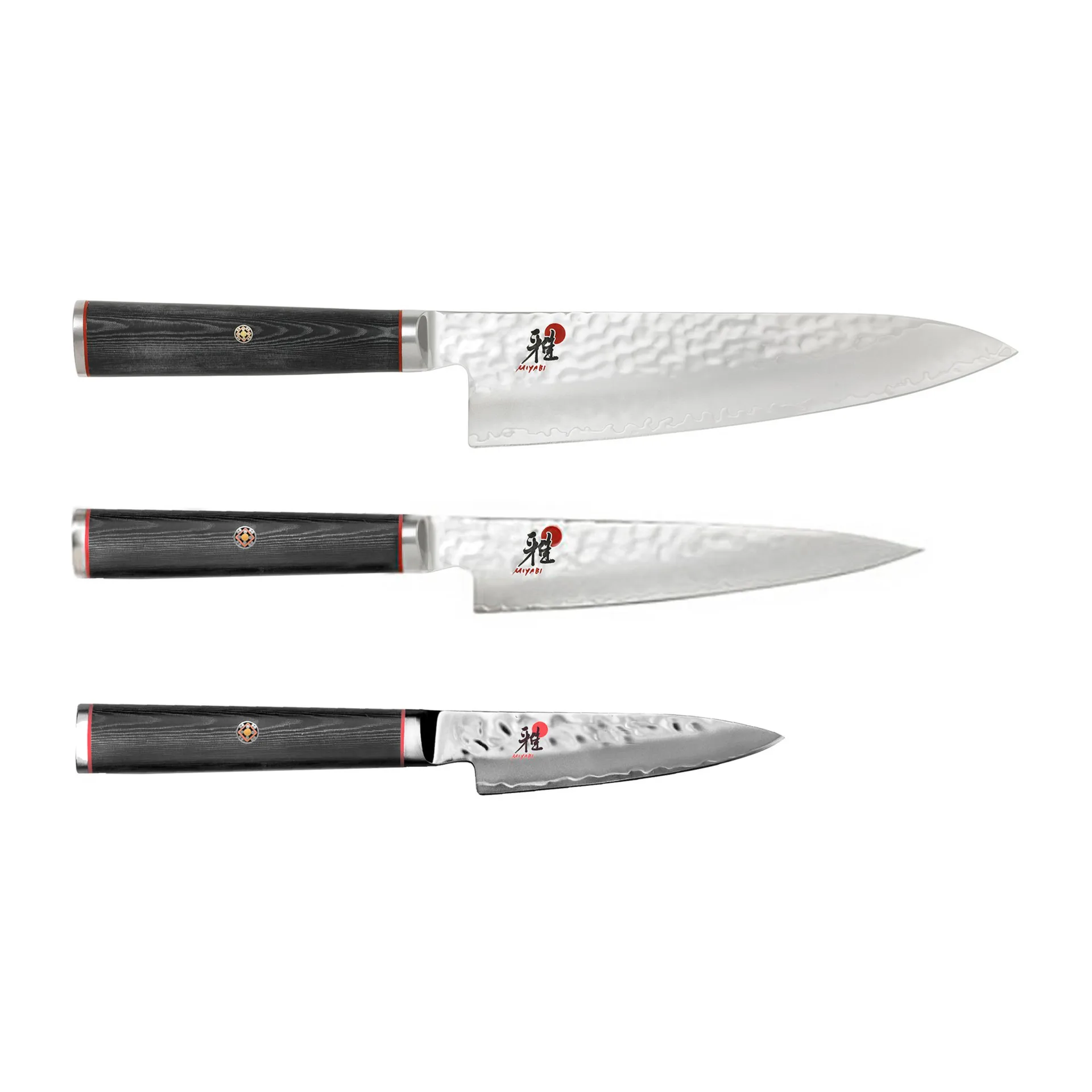 Miyabi Mizu 5000MCT -veitsisetti 3 osaa, Puu Miyabi