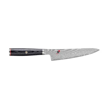 Raw 5000FCD shotoh kuorimisveitsi 14 cm - Damaskus-musta - Miyabi