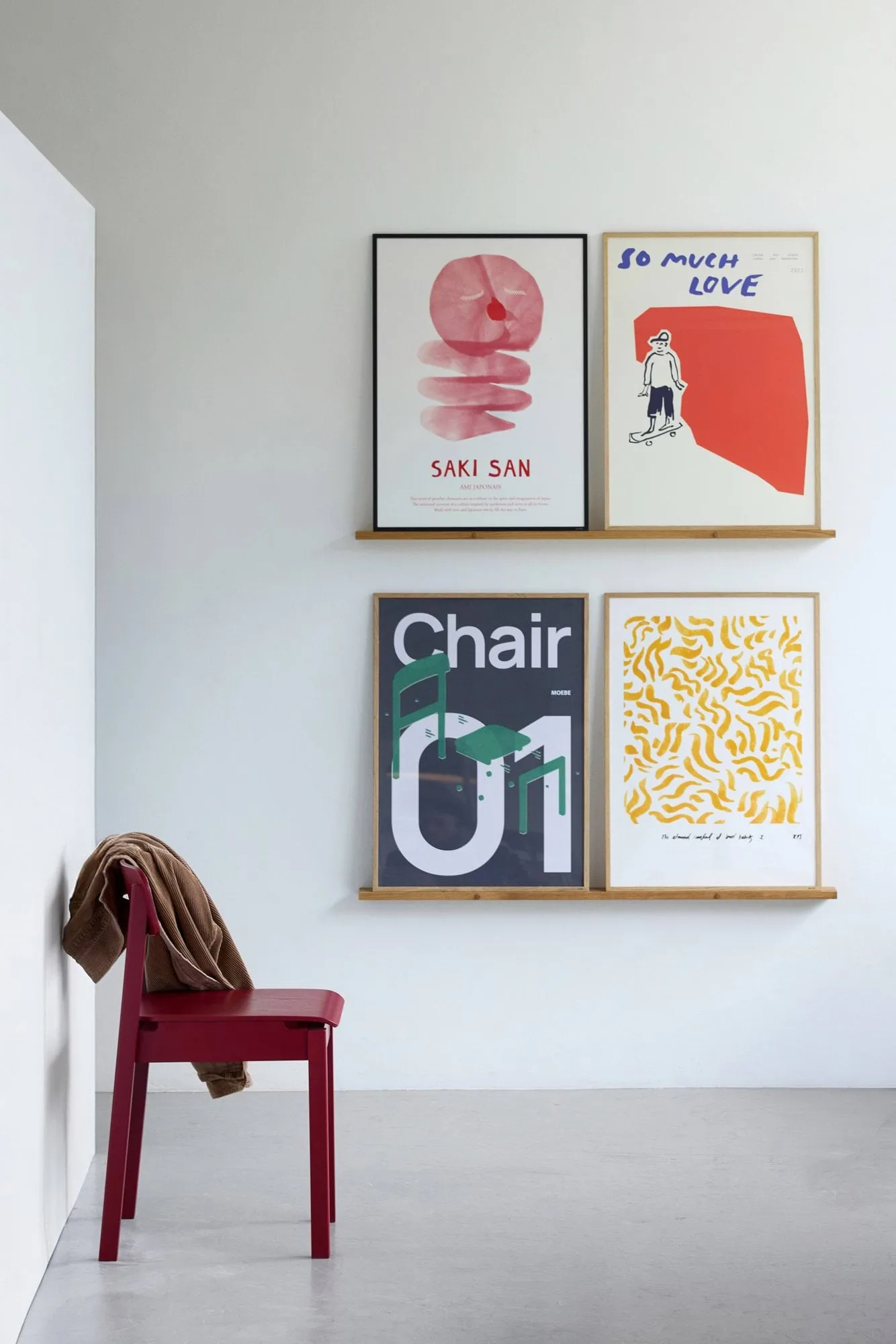 Everyday Chair tuoli, Purple red MOEBE