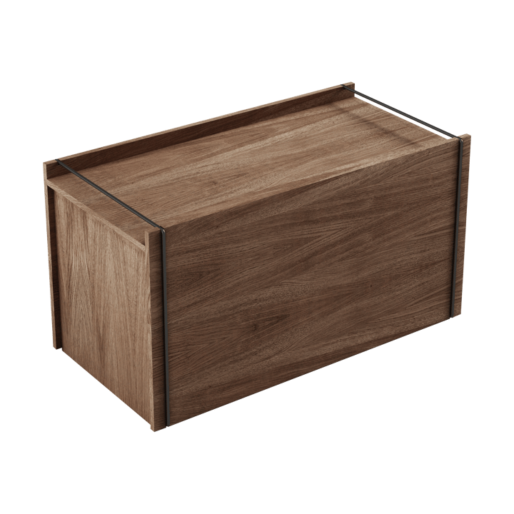 Kansi säilytyslaatikolle 28x60 cm, Savustettu tammi MOEBE