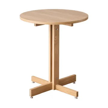 KUMU kahvilapöytä - Öljytty tammi, Ø65 cm - MOEBE