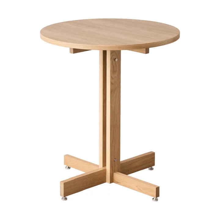 KUMU kahvilapöytä - Öljytty tammi, Ø65 cm - MOEBE