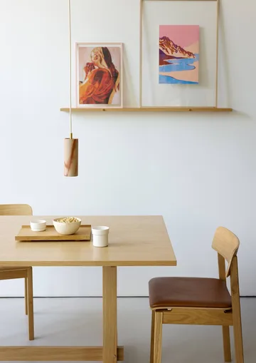 KUMU ruokapöytä - Öljytty tammi, 90x220 cm - MOEBE