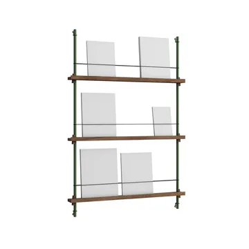 Magazine Shelving lehtiteline - Savutammi-pine green, 85×115×7 cm, MS.115.1 - MOEBE