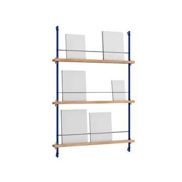 Magazine Shelving lehtiteline - Tammi-deep blue, 85×115×7 cm, MS.115.1 - MOEBE