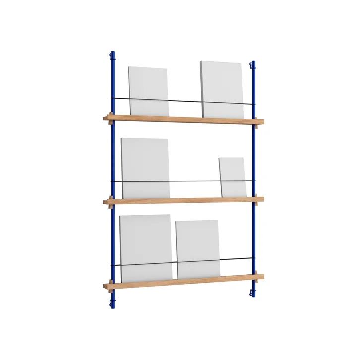 Magazine Shelving lehtiteline - Tammi-deep blue, 85×115×7 cm, MS.115.1 - MOEBE