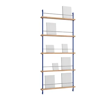 Magazine Shelving lehtiteline - Tammi-deep blue, 85×180×7 cm, MS.180.1 - MOEBE