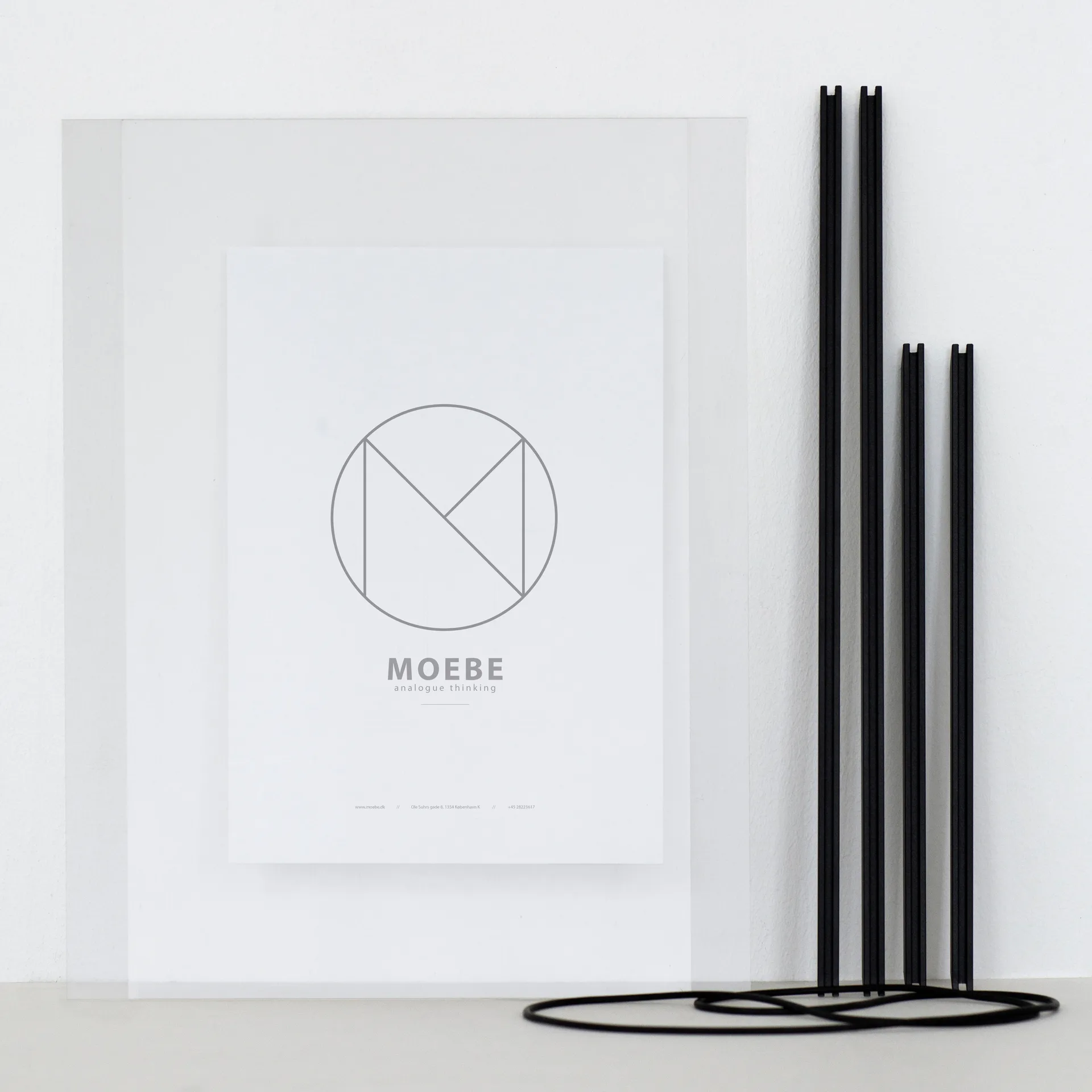 Moebe Frame A3 31,7x44 cm, Musta MOEBE