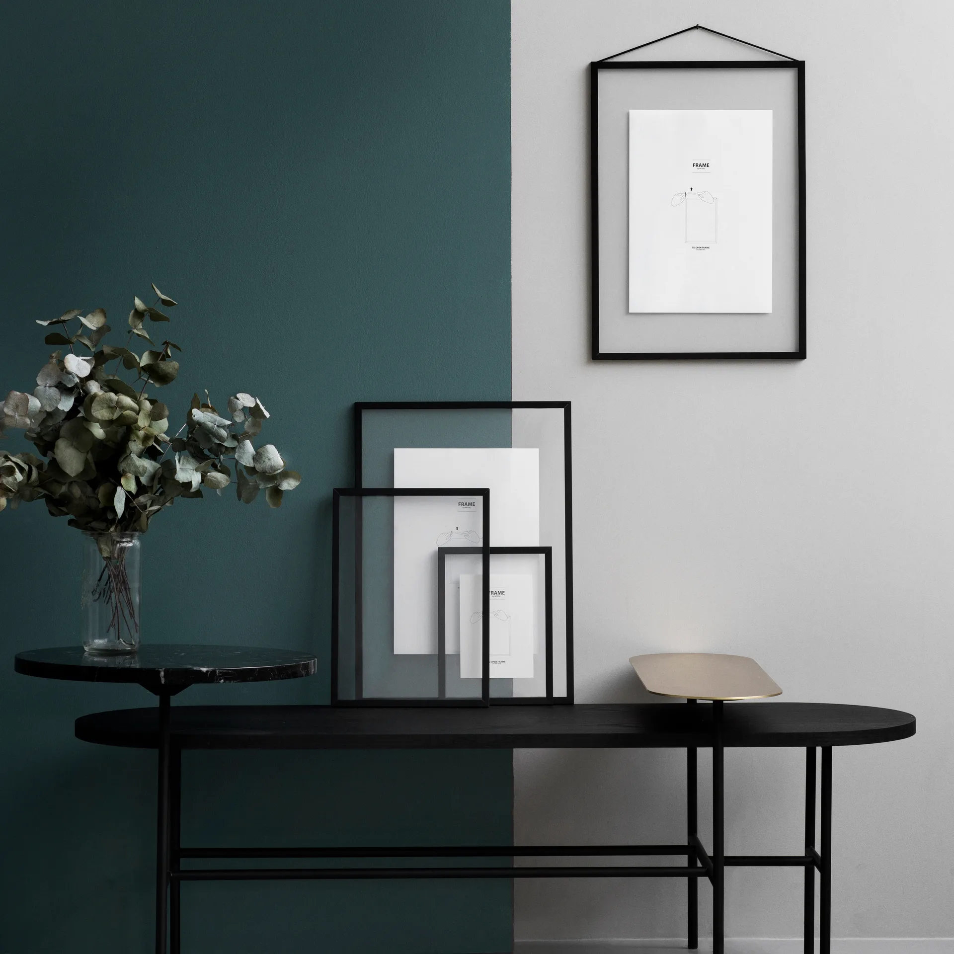 Moebe Frame A5 16,8x23 cm, Musta MOEBE